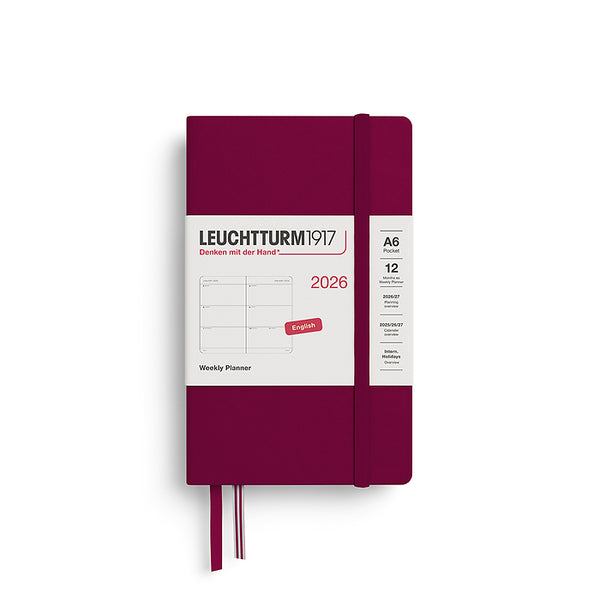 Leuchtturm 2026 Hardcover Diary - Weekly Planner A6