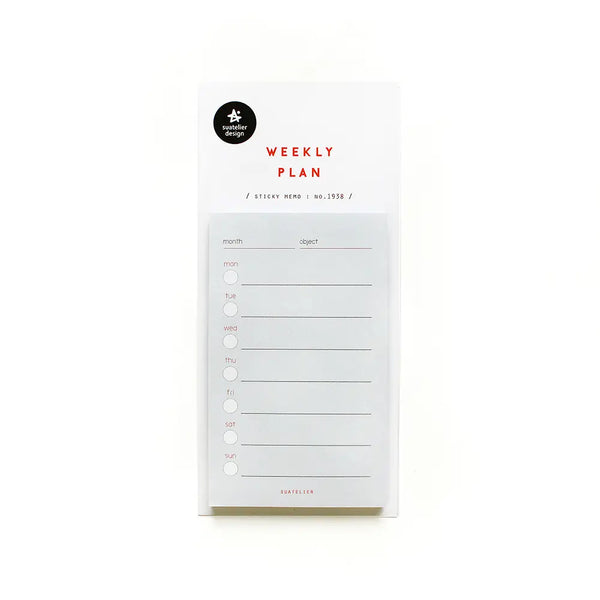 Suatelier Sticky Notes Weekly Plan No 1938
