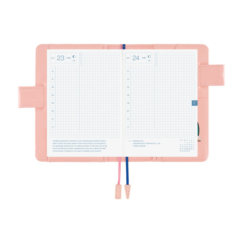 Hobonichi A6 Cover - Candy Stripper: Random Dog & Cat