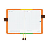 Hobonichi A5 Cover - 100%ORANGE: Where's the Squirrel Going