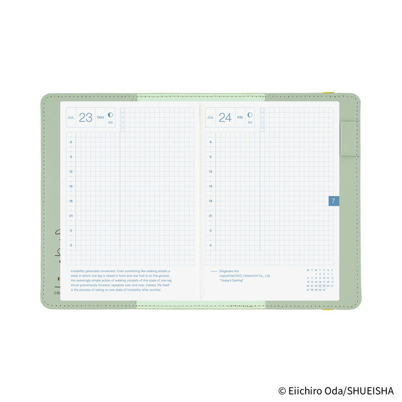 Hobonichi A6 Cover - ONE PIECE magazine: End of Luffy’s Dream (Mint Green)