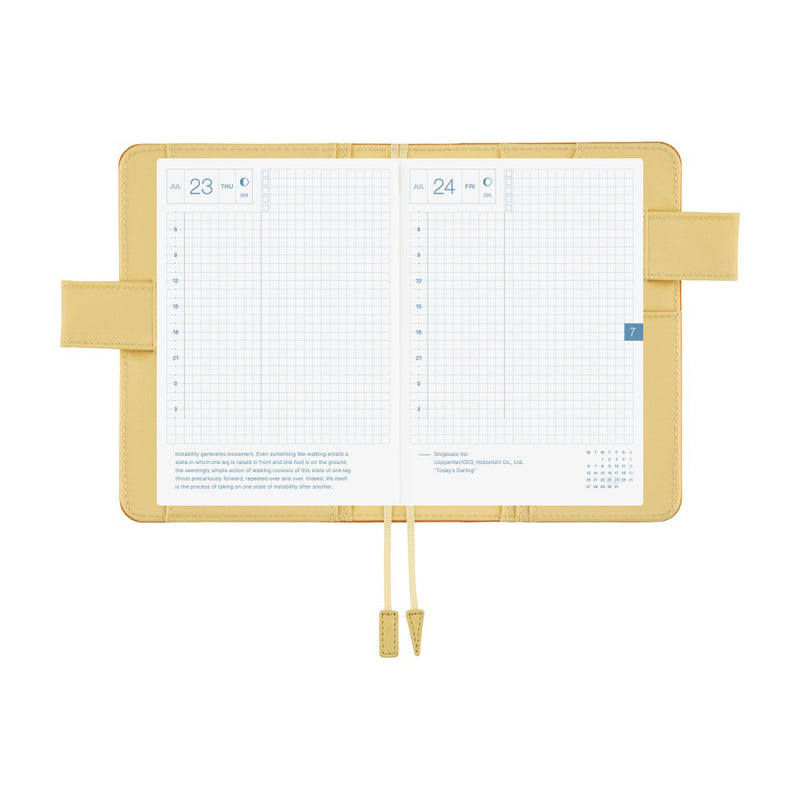 Hobonichi A6 Cover - Colors: Butterscotch
