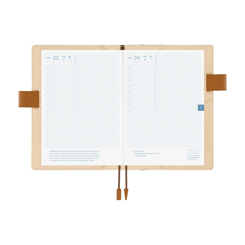 Hobonichi A5 Cover - Shirt Fabric: Foggy Plaid