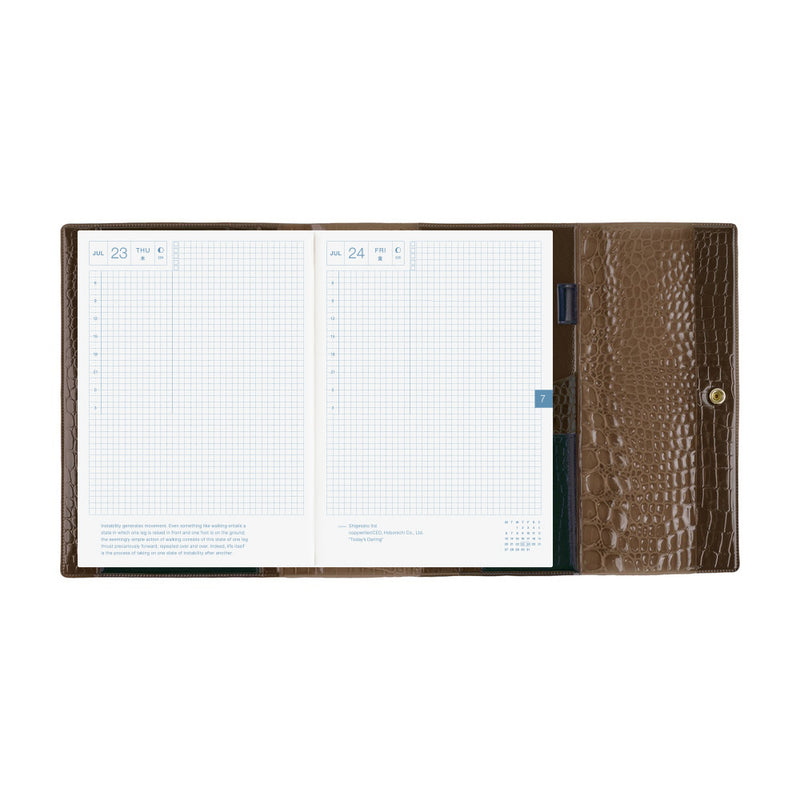 Hobonichi A5 Cover - beautiful people: Nothing to Hide (Black)