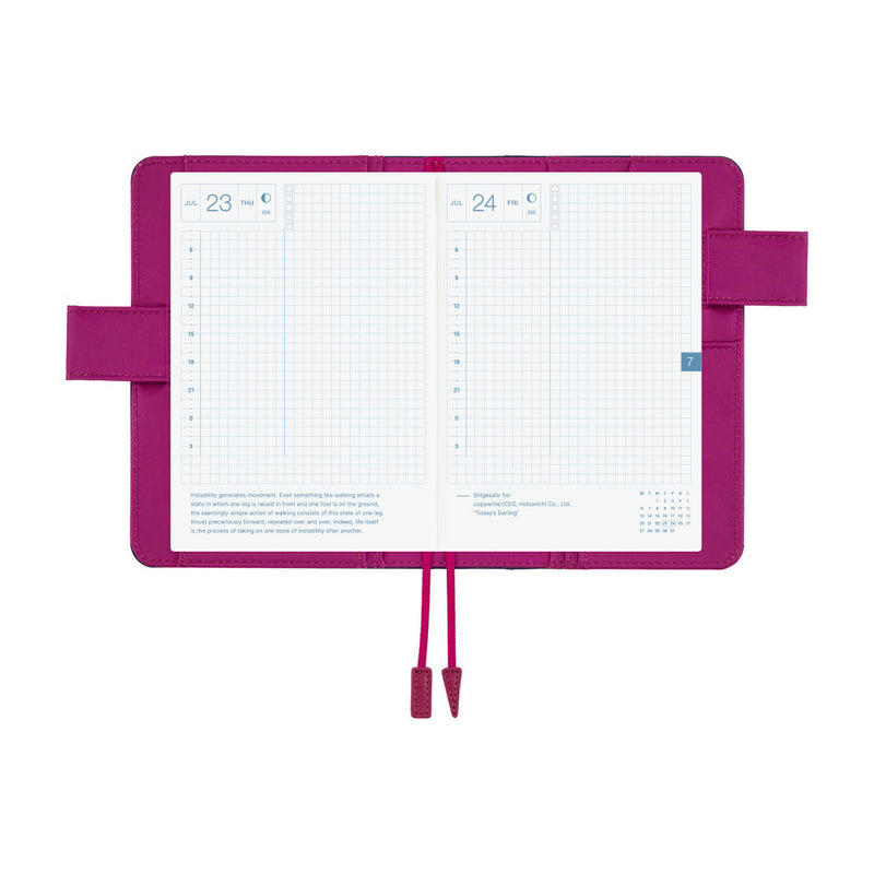 Hobonichi A6 Cover - Colors: Mystic Berry