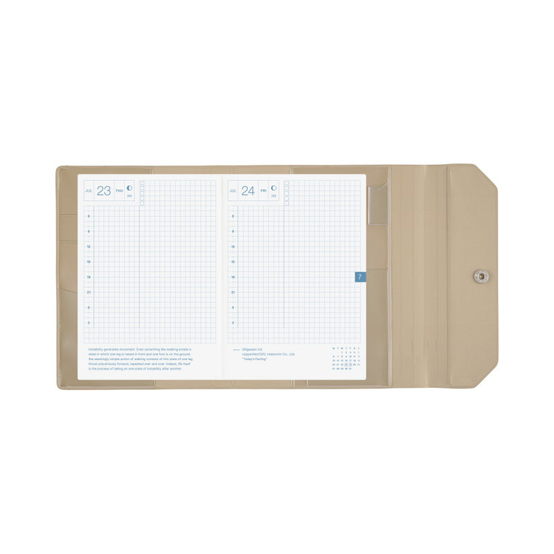 Hobonichi Techo A6 Cousin Cover - Alettone: Gray