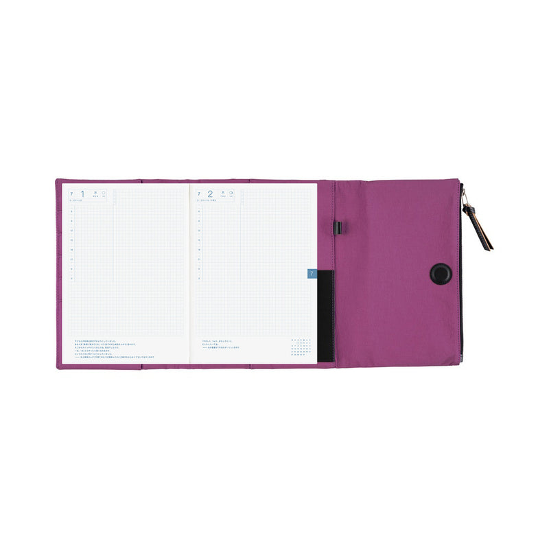 Hobonichi A5 Cover - Tragen: Purple