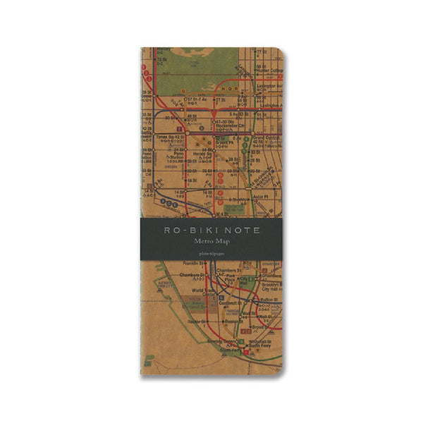Yamamoto Paper RO-BIKI Metro Map - Blank
