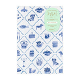 Midori Yuru Log Notebook - B6 - Blue Noric