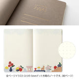 Midori Yuru Log Notebook - B6 - Motif Textile