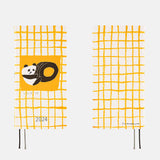 Hobonichi Weeks English 2024 Love it (Panda) Yellow Plaid