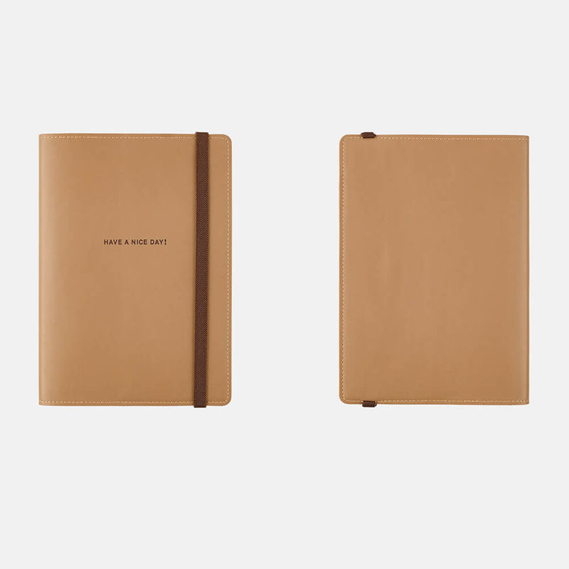 Hobonichi Techo A5 Cousin Cover - Have A Nice Day (Almond)
