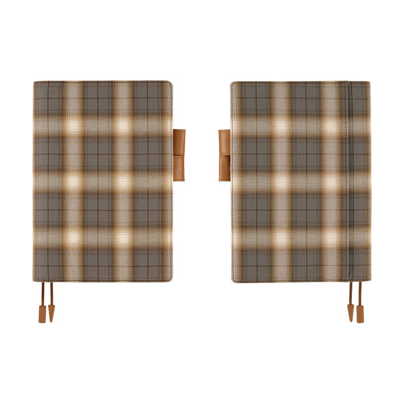 Hobonichi A5 Cover - Shirt Fabric: Foggy Plaid