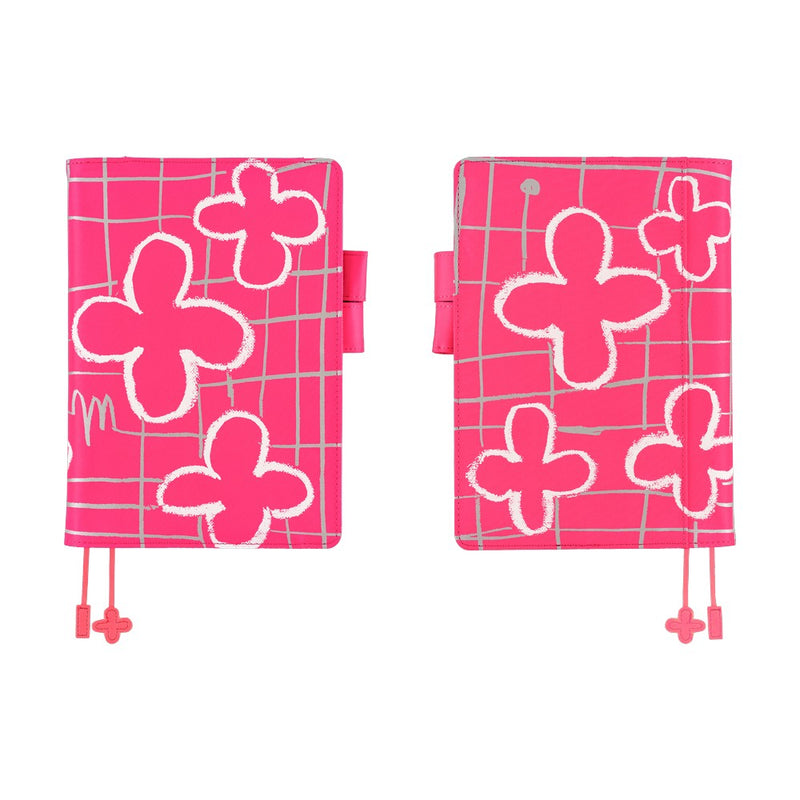 Hobonichi A5 Cover - Makoto Katsubayashi: Pink Flowers