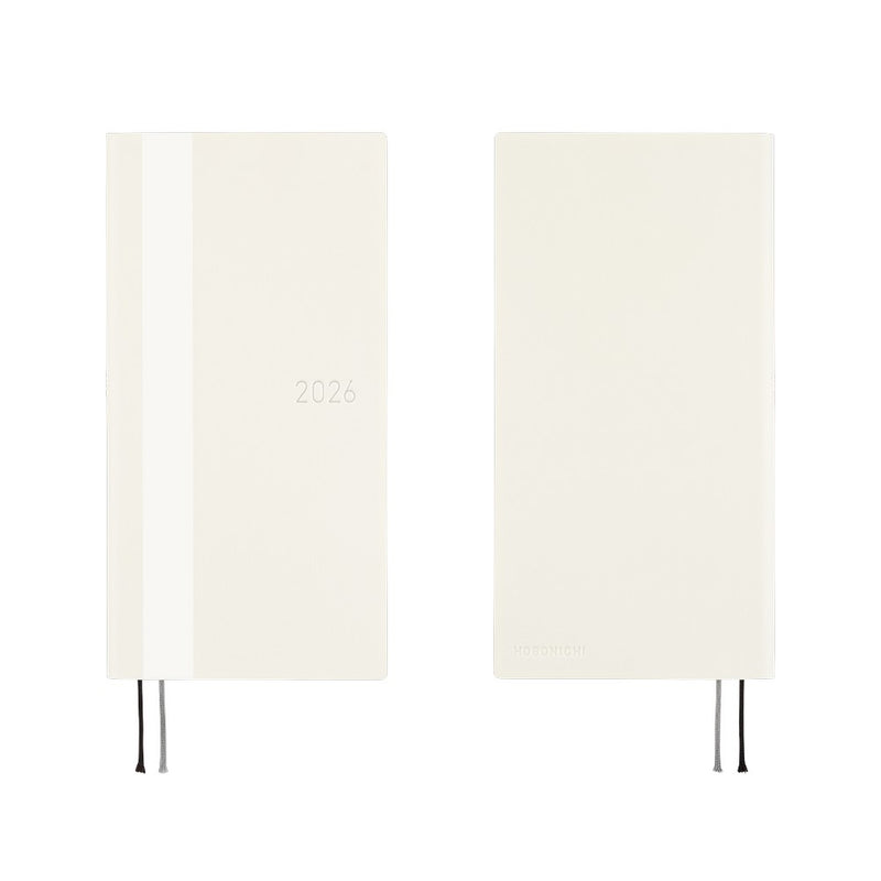 Hobonichi Weeks 2026 White Line: Ivory (January Start)