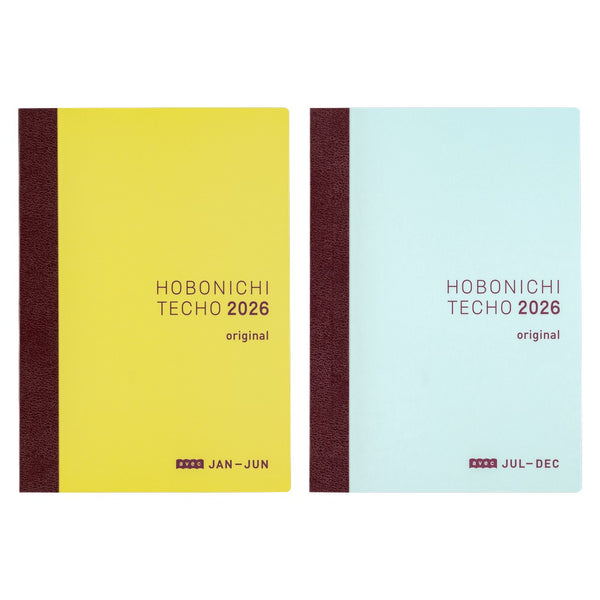 Hobonichi Techo 2026 Japanese A6 Original Avec Books (January Start)