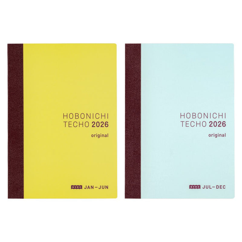 Hobonichi Techo 2026 Japanese A6 Original Avec Books (January Start)