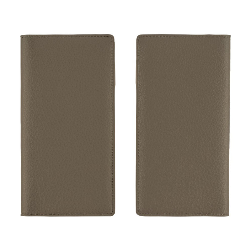 Hobonichi Techo Weeks Cover - Leather: Taut (Gray & Light Blue)