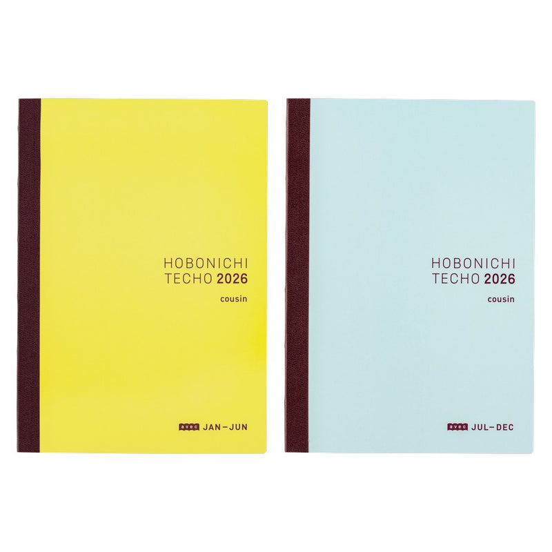 Hobonichi Techo 2026 Japanese A5 Cousin Avec Books (January Start)