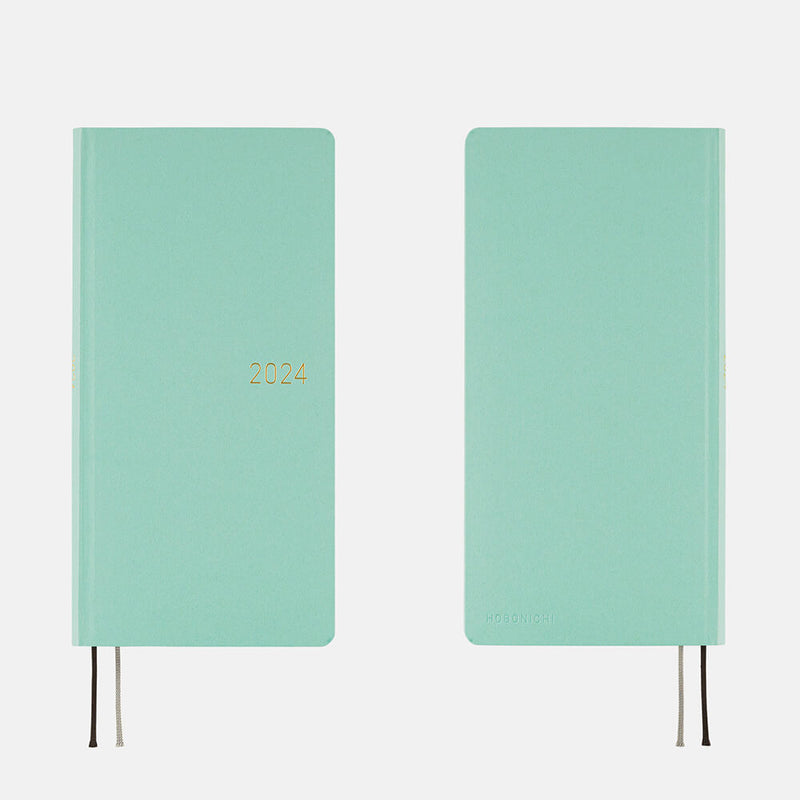 Hobonichi Weeks English 2024 Paper Series: Blue Green