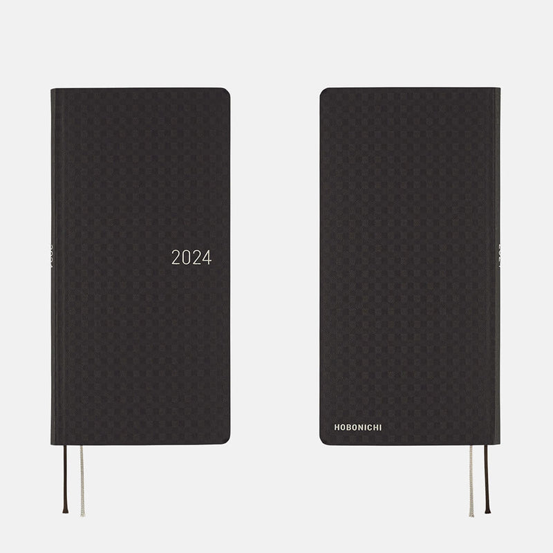 Hobonichi Weeks English 2024 Paper Series: Black Gingham