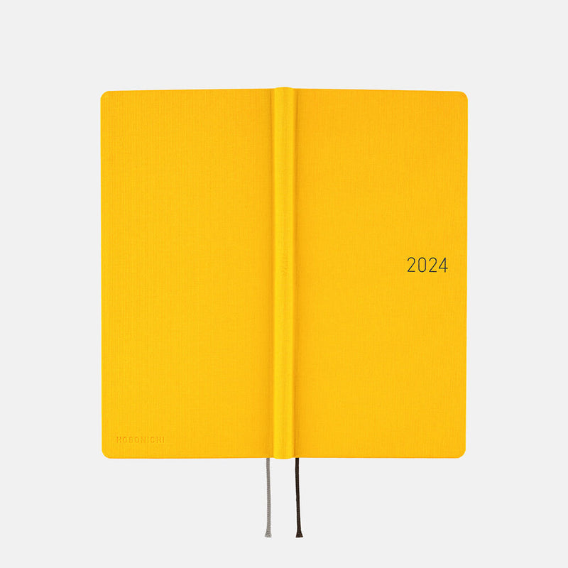 Hobonichi Weeks English 2024 Poppin Yellow