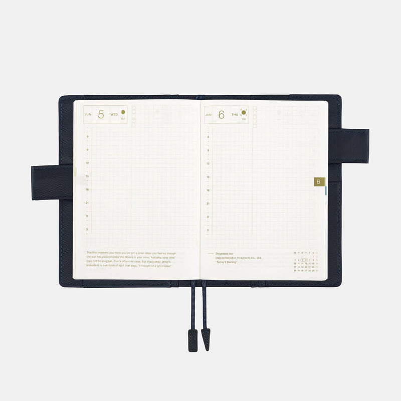 Hobonichi A6 Cover - Colors: Navy