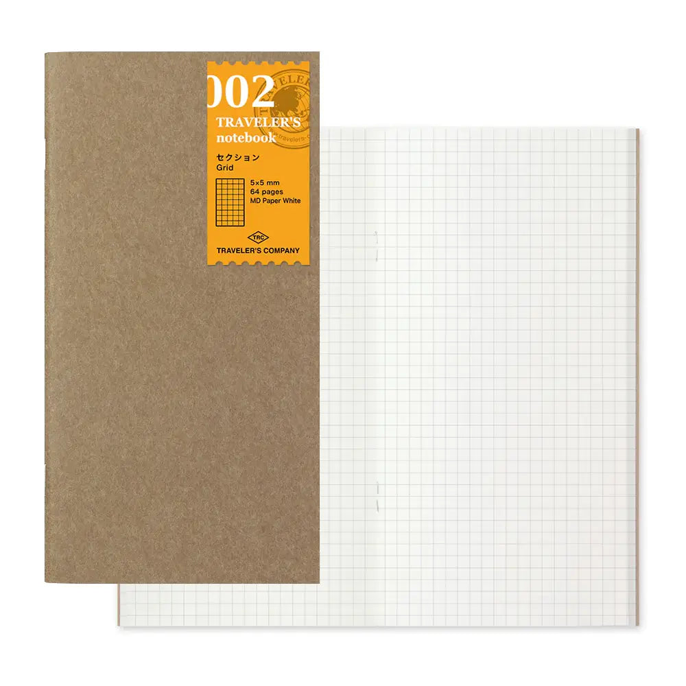 Traveler's Company Notebook Refill 002 Grid