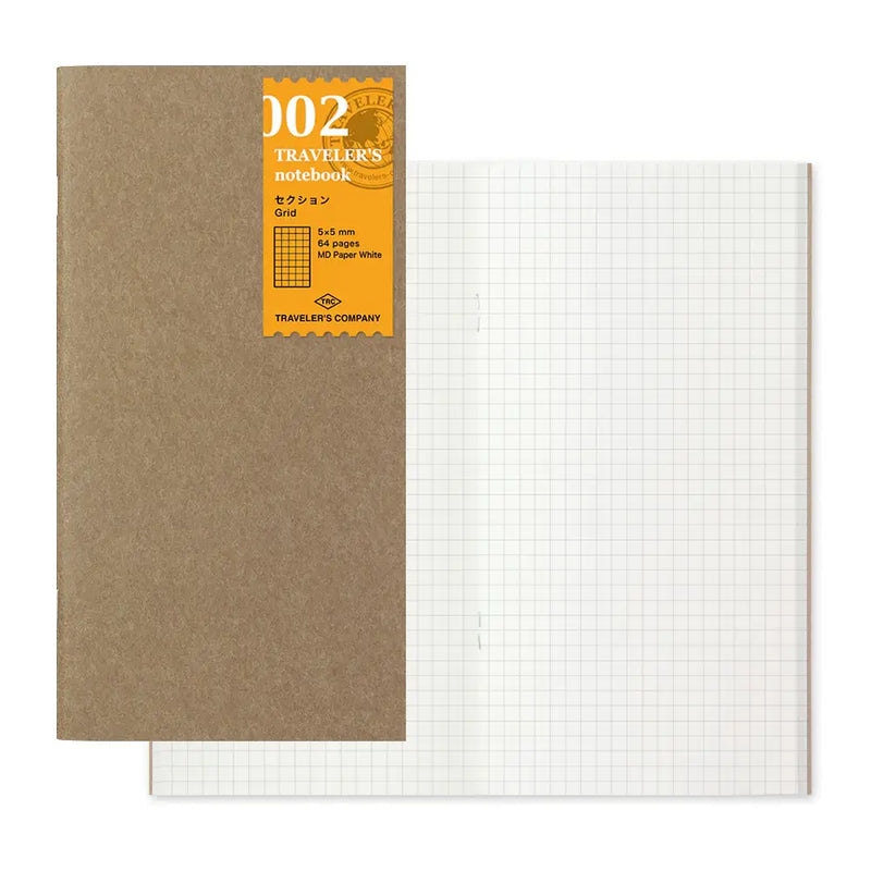 Traveler's Company Notebook Refill 002 Grid