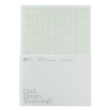 Craft Design Technology A5 Lined Notebook Pale Green