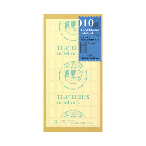 Traveler's Company Notebook Refill 010 Double-sided sticker