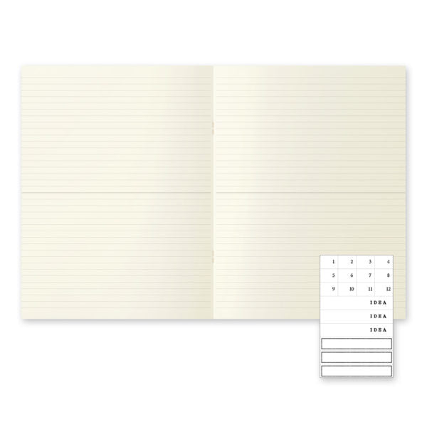 Midori MD Notebook Light A4 Lined 3 pack