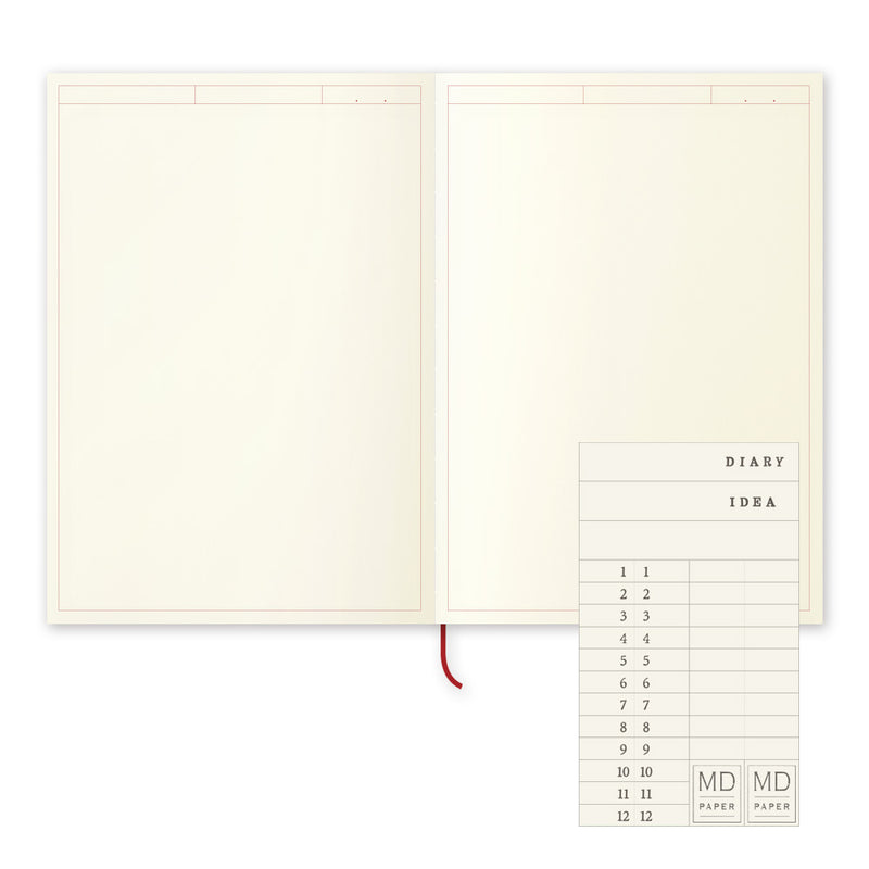 Midori MD Notebook A5 Frame Blank Notebook