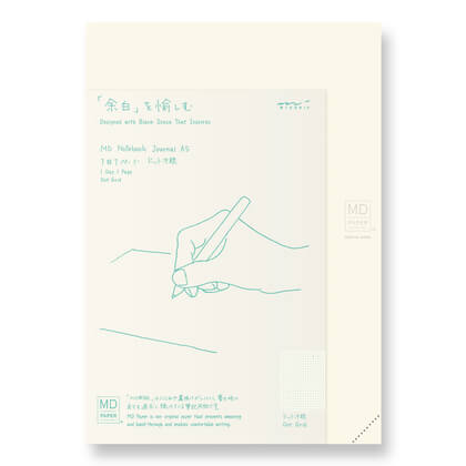 Midori MD Paper A5 Journal A5 Codex 1Day 1Page - Dot grid