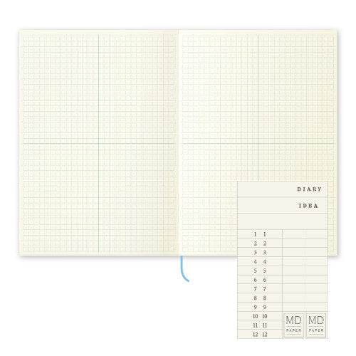 Midori MD Journal A5 Grid Block Notebook
