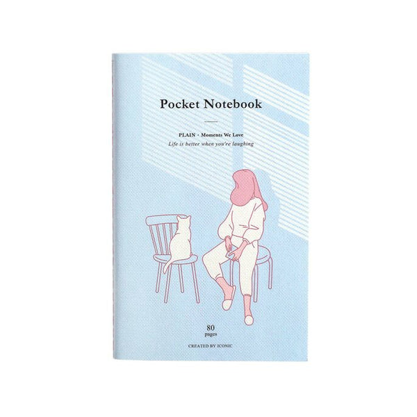 Iconic Pocket A6 Notebook - Plain - Laundry Room