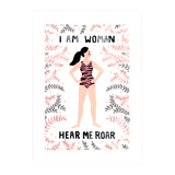 Jade Fisher I Am Woman Hear Me Roar A3 Art Print