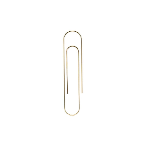 Monograph Giant Paper Clip in Gold