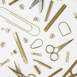 Monograph Giant Paper Clip in Gold