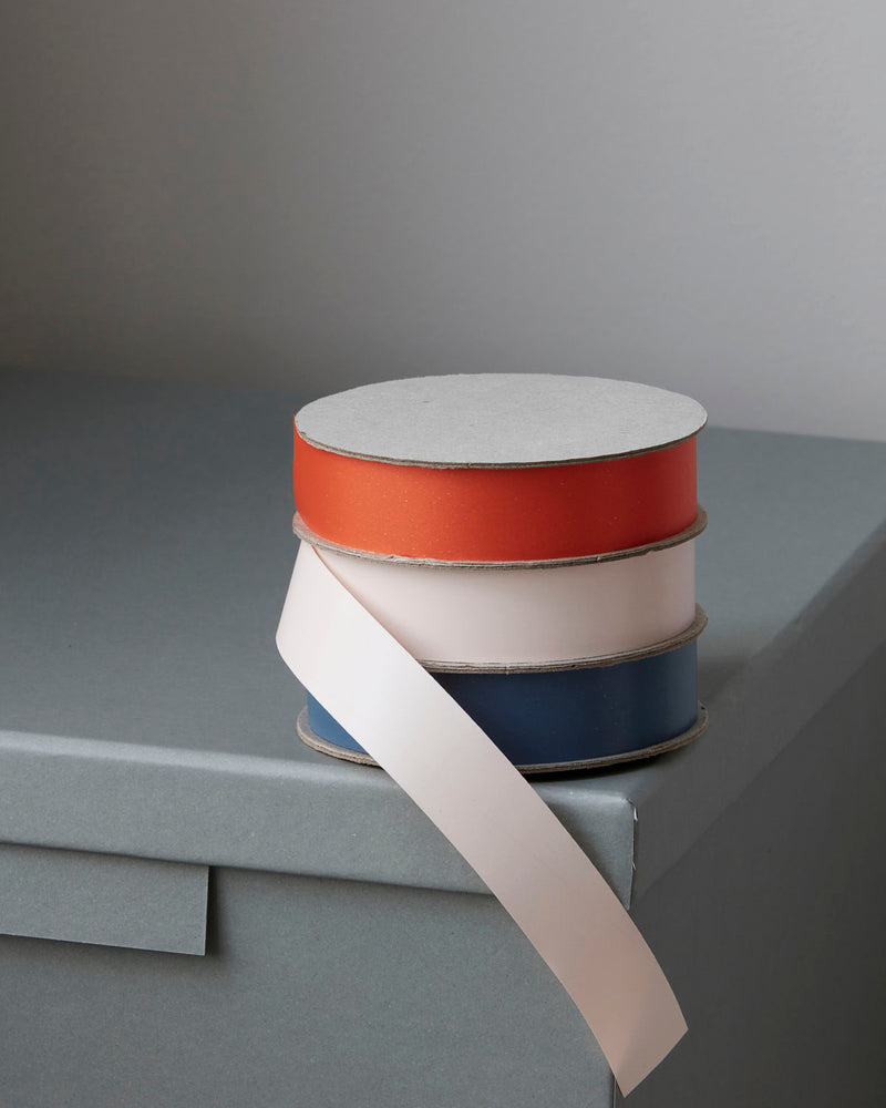Monograph Set of 3 Polly Gift Ribbons in Blue, Light pink & Orange