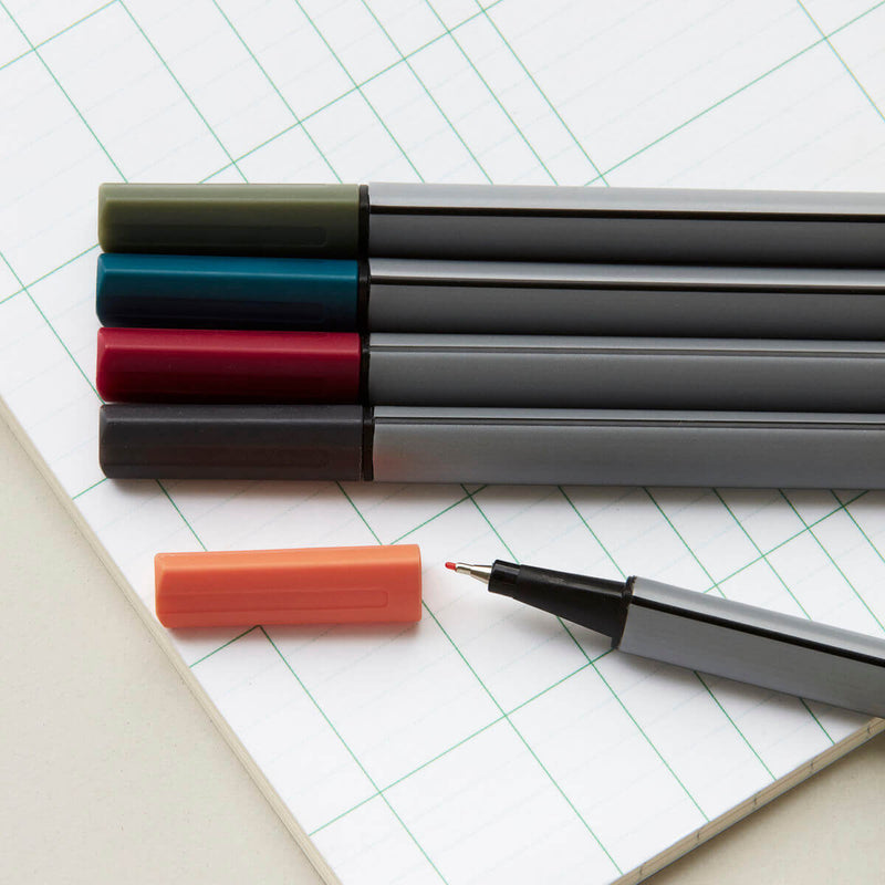 Monograph Fineliner Multicolour Pack of 5 Pens