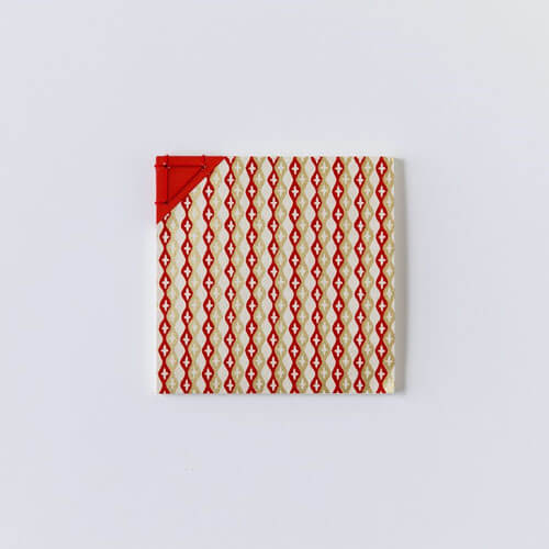 Kadotoji-cho Tatewaku/Red Small Square Handbound Notebook