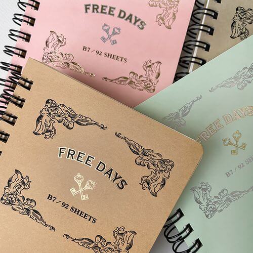 Life Free Days B7 Notebook