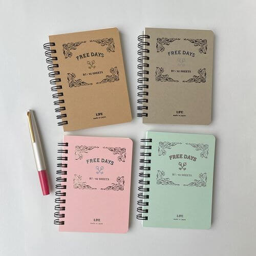 Life Free Days B7 Notebook, £10.95