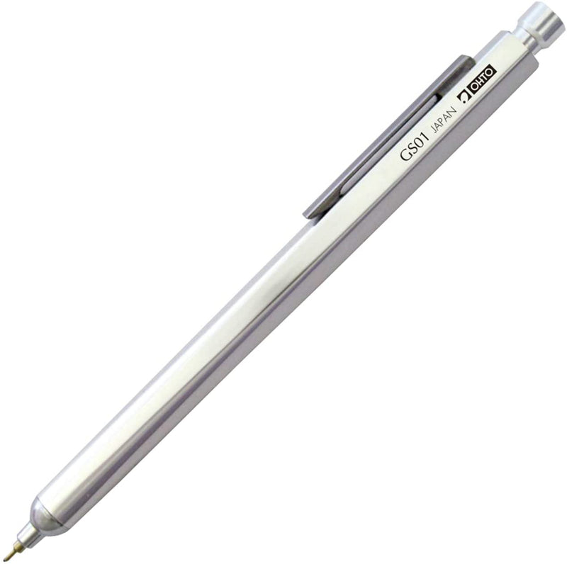 OHTO GS01 Needlepoint Aluminium Pen Silver 0.7mm