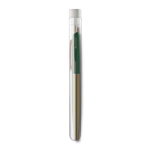 Anterique BP2 Brass 0.5mm Ballpoint Pen Forest Green