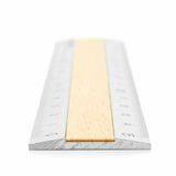 Midori Aluminium Wooden Ruler 15cm Light Brown