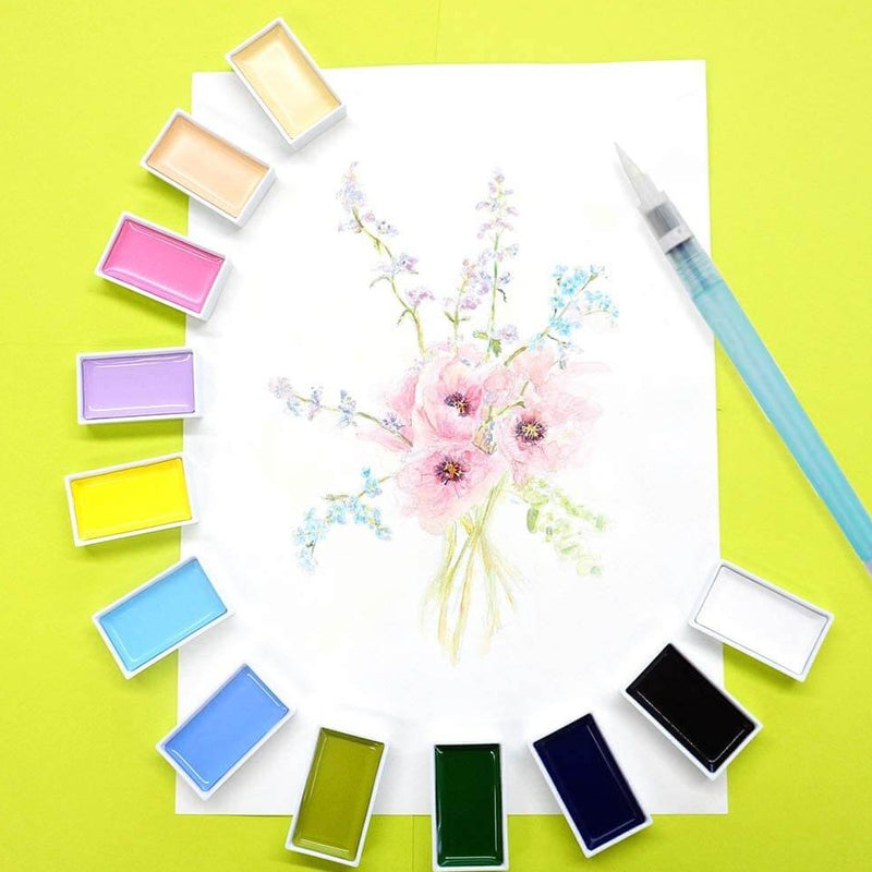 Kuretake Gansai Tambi Watercolour 48 Colour Paint Set