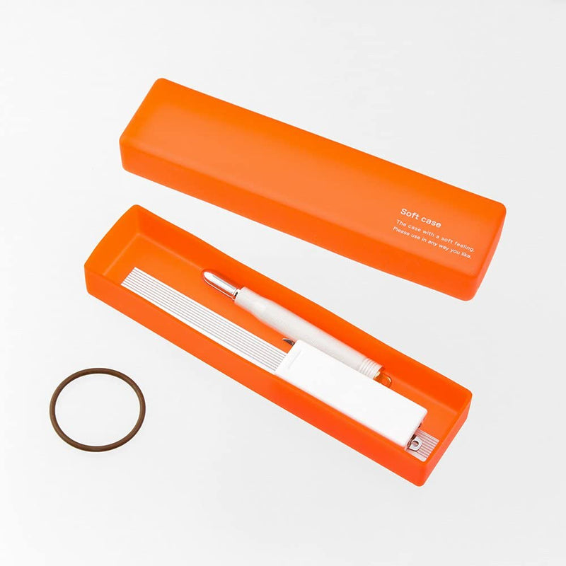 Midori Soft Pencil Case Orange