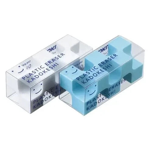 Kokuyo Kadokeshi 2 Blue & White Mini 28 Corner Erasers